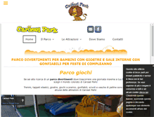 Tablet Screenshot of parcogiochicinecittaest.com